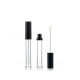 customized empty cosmetic lip glosses packaging black lip gloss containers tube vendor with wands