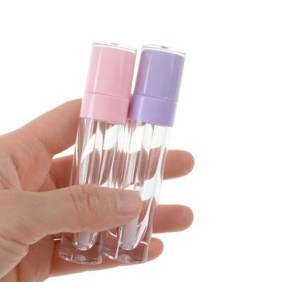 3ml 5ml 6ml Empty Lip Gloss Bottle Round Tube DIY Lipstick Container Refillable Vials Sample Display Makeup Accessories